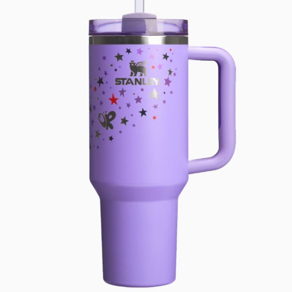 NIB Stanley x Olivia Rodrigo Purple Quencher H2.0 FlowState Tumbler | 40 OZ